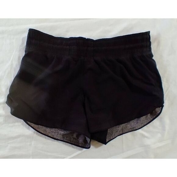 Lululemon Reversible Shorts Black Charcoal Grey 8 - Picture 4 of 8
